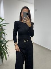 Bb 30463 Siyah Snake Pantolon