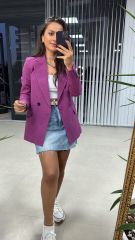 Purple Tüvit Ceket