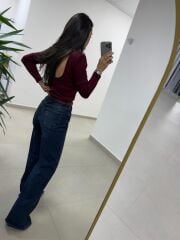 Spt 1071 Dökümlü Yeşil Tint Pantolon