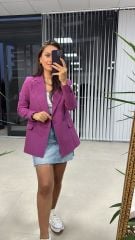 Purple Tüvit Ceket