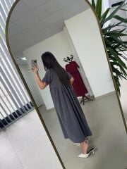 Dr 8350 Bohem Tensel Duman Elbise
