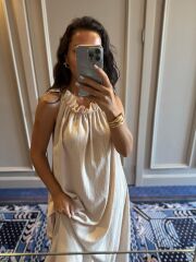 My 3807 Taş Krinkıl  Elbise