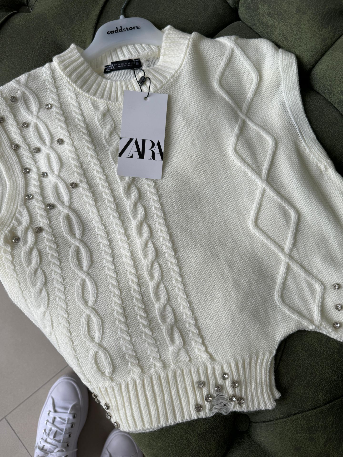 Zr Cream Stone Sweater