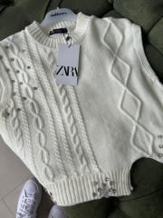 Zr Cream Stone Sweater