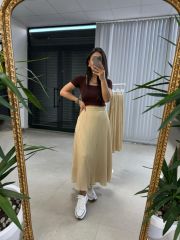 Orj.Marka Kare Yaka Acı Kahve Crop