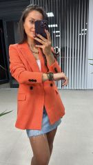 Orange Tweed Jacket