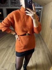 Turuncu balıkcı tunik