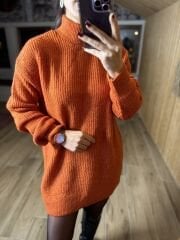 Turuncu balıkcı tunik