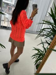 Orj Marka Örme Turuncu Triko