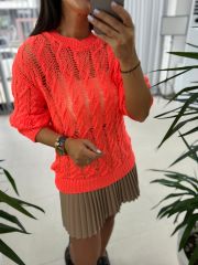 Orj Marka Örme Turuncu Triko