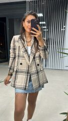 Mink Black Transitional Tweed Jacket