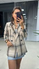 Mink Black Transitional Tweed Jacket