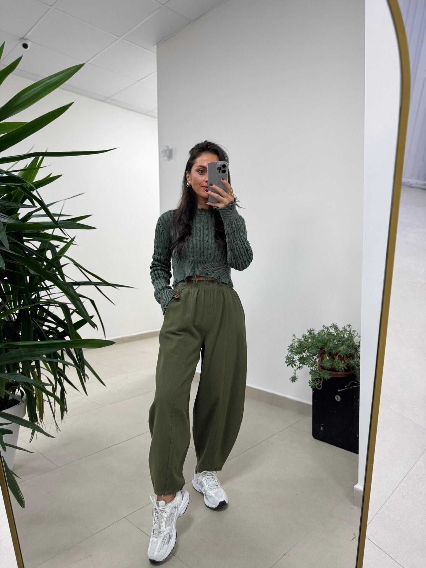 Dm 4003 Haki Şalvar Pantolon