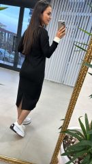 Yumoş Biyeli Kalem Elbise