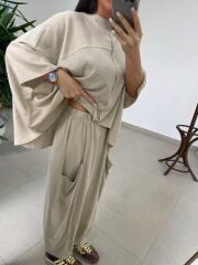 Fp 51249 Pamuk Keten Bohem Taş Takım