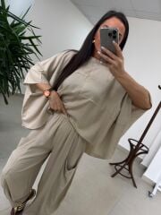 Fp 51249 Pamuk Keten Bohem Taş Takım