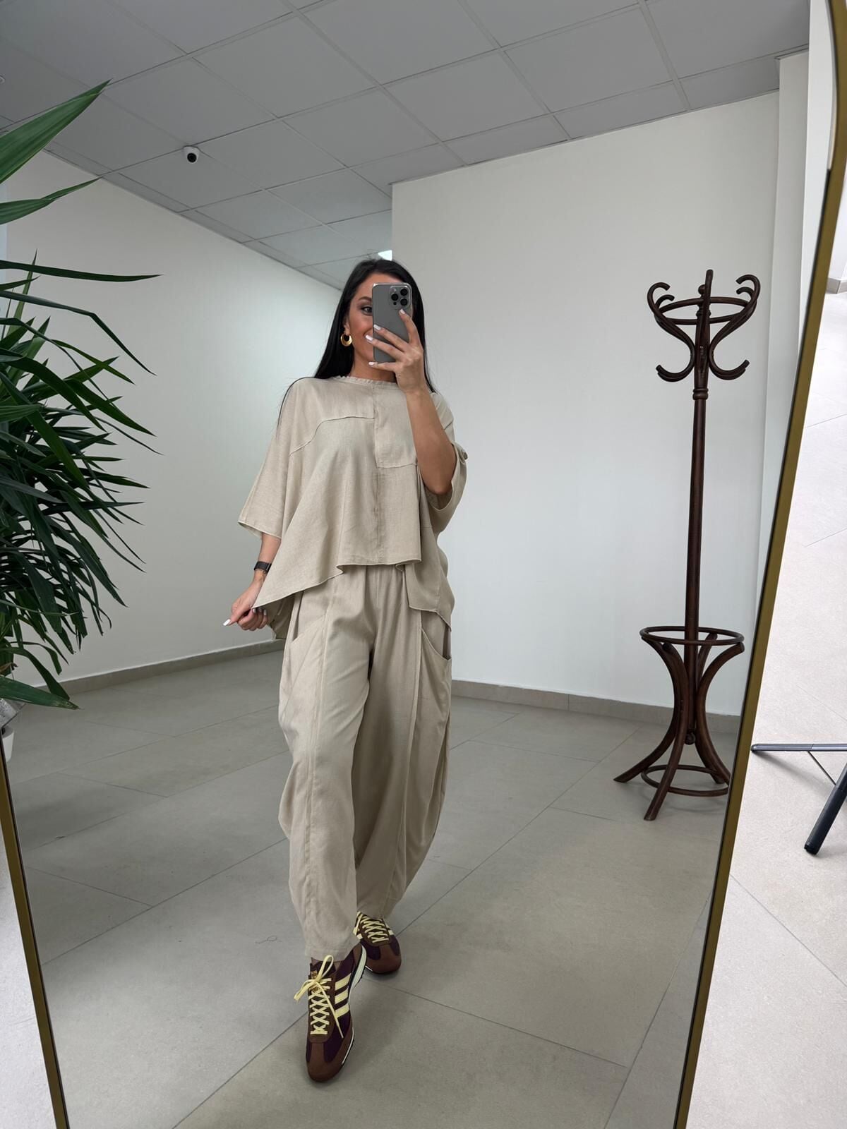 Fp 51249 Pamuk Keten Bohem Taş Takım