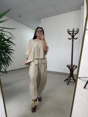 Fp 51249 Pamuk Keten Bohem Taş Takım