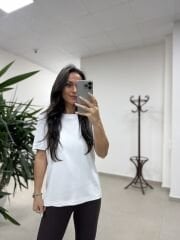 Massi Beyaz Kısa Kol Tişört