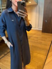 Km 4464 Orj. Marka Kemerli Laci Gömlek Elbise