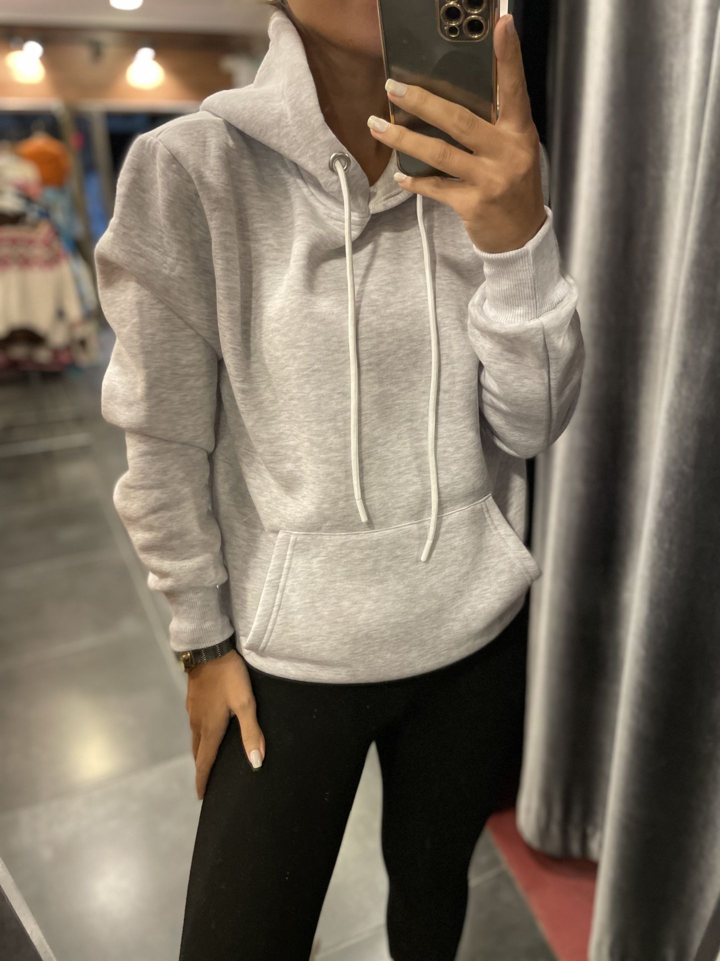 Zr Üç iplik gri sweat
