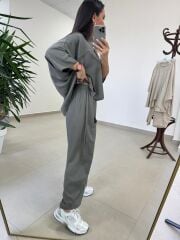 Fp 51249 Pamuk Keten Bohem Haki Takım