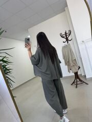 Fp 51249 Pamuk Keten Bohem Haki Takım