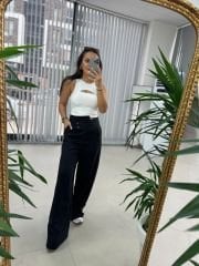 Orj Marka Pencere Detaylı Beyaz Bluz