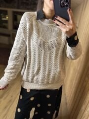 Orj marka taş örgü kazak