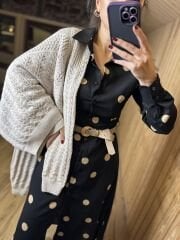 Orj marka taş örgü kazak