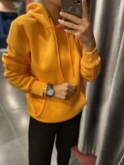 Zr üç iplik turuncu sweat