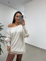 Mz 22749 Ekru Triko Kazak