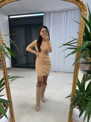 My Vizon Anvelop Detaylı Kalem Elbise