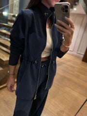 La 25185 Kapitone Bel Lastik Detaylı Laci Takım