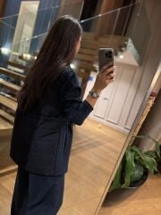 La 25185 Kapitone Bel Lastik Detaylı Laci Takım