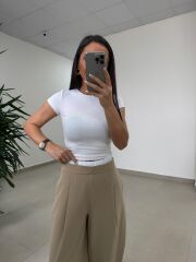 İv 24173 Kısa Kollu Pamuklu Beyaz Tişört