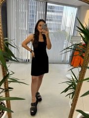 Maroken Siyah Elbise