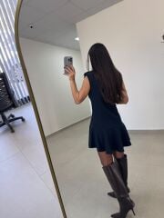 Tp 2974 Apoletli Vatkalı Laci Elbise