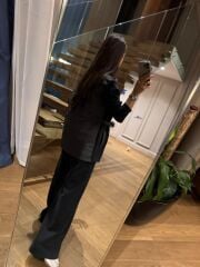 La 25185 Kapitone Bel Lastik Detaylı Antrasit Takım