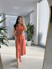 Fw 8130 Simba Tensel Kemerli Kiremit Elbise