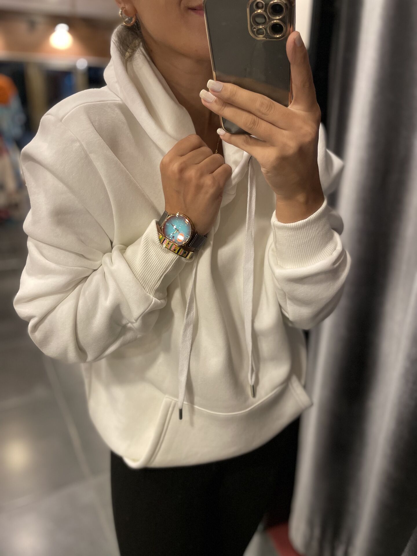Zr üç iplik beyaz sweat