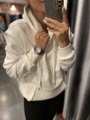 Zr üç iplik beyaz sweat
