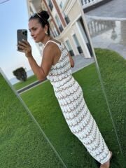 Sv 024325 Vizon Zikzaklı Etekli Triko Takım