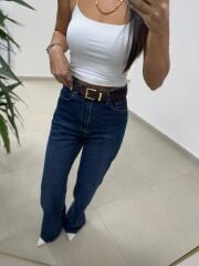 Spt 1077 Palazzo Laci Denim Pantolon