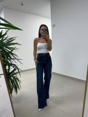 Spt 1077 Palazzo Laci Denim Pantolon