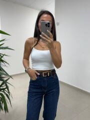 Spt 1077 Palazzo Laci Denim Pantolon