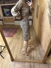New leo drapeli yumoş etek
