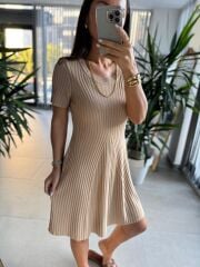 Sv 024314 Vizon Triko Elbise
