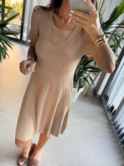 Sv 024314 Vizon Triko Elbise