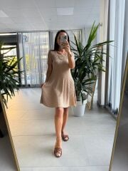 Sv 024314 Vizon Triko Elbise